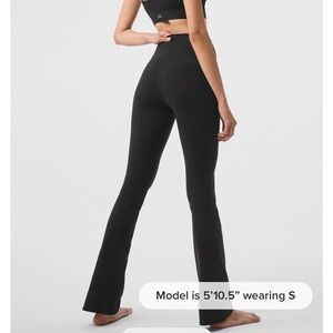 Airbrush high waste boot cut legging black ALO YOGA